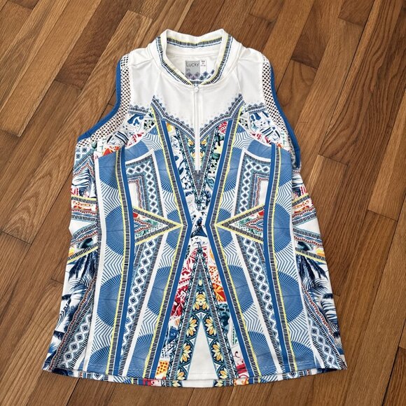 Lucky In Love Women's Top Golf Tennis Athletic Sports Size M (8-10) - Picture 1 of 5